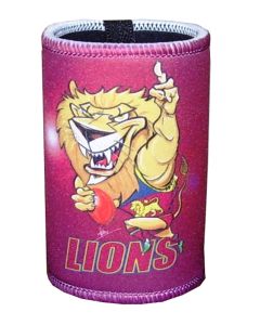 Lions Mascot Paul Harvey Design Can Cooler Stubby Holder