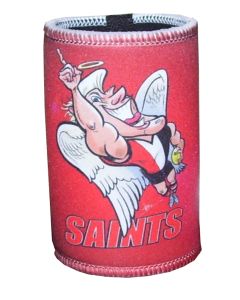 Saints Mascot Paul Harvey Design Can Cooler Stubby Holder