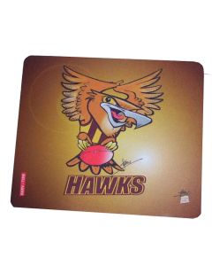 Hawks Mascot Paul Harvey Design Coaster