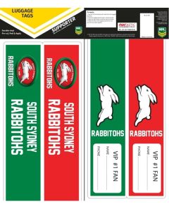 South Sydney Rabbitohs NRL Luggage Tags