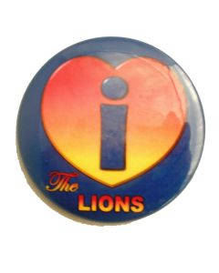 Brisbane Lions AFL 'I Love The Lions' Badge