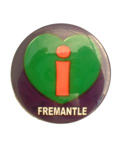 Fremantle Dockers AFL 'I Love Fremantle' Badge