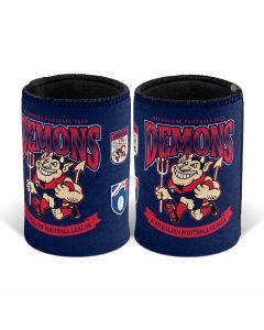 Melbourne Demons AFL Retro Can Cooler Stubby Holder