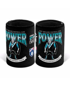 Port Adelaide Power AFL Retro Can Cooler Stubby Holder