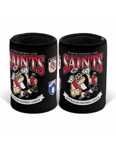 St Kilda Saints AFL Retro Can Cooler Stubby Holder