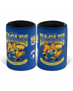 West Coast Eagles AFL Retro Can Cooler Stubby Holder