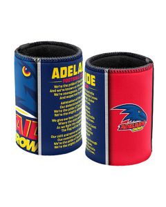 Adelaide Crows AFL Team Song Can Cooler Stubby Holder