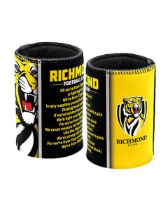 Richmond Tigers AFL Team Song Can Cooler Stubby Holder