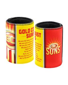 Gold Coast Suns AFL Team Song Can Cooler Stubby Holder