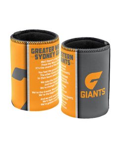 Greater Western Sydney Giants AFL Team Song Can Cooler Stubby Holder