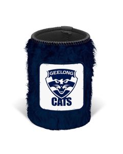 Geelong Cats AFL Fluffy Stubby Holder