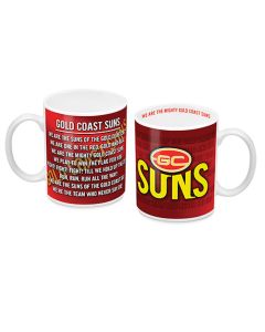 Gold Coast Suns AFL Team Song Mug