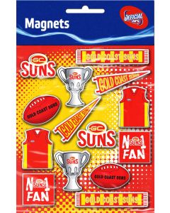 Gold Coast Suns AFL Magnet Sheet