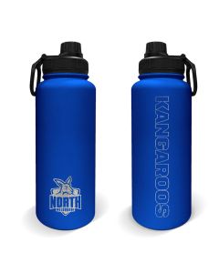 North Melbourne Kangaroos AFL Stainless Steel Double Walled Drink Bottle