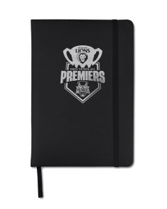 Brisbane Lions AFL Premiers 2024 Logo PU Leather Notebook