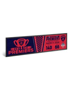 Melbourne Demons AFL Premiers 2021 Bar Runner