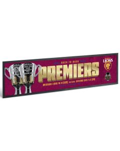 Brisbane Lions AFL Premiers 2025 Bar Runner