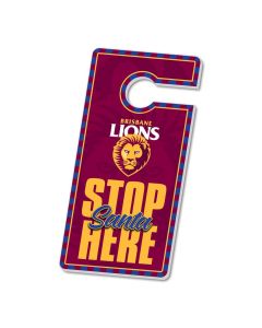 Brisbane Lions AFL Xmas Door Hanger