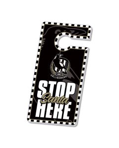 Collingwood Magpies AFL Xmas Door Hanger
