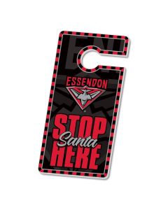 Essendon Bombers AFL Xmas Door Hanger