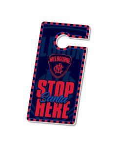 Melbourne Demons AFL Xmas Door Hanger