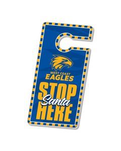 West Coast Eagles AFL Xmas Door Hanger