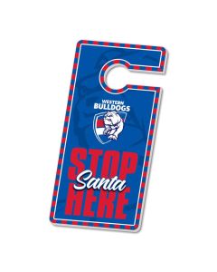 Western Bulldogs AFL Xmas Door Hanger