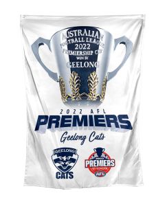 Geelong Cats AFL Premiers 2022 Wall Flag