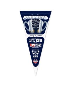 Geelong Cats AFL Premiers 2022 Wall Pennant