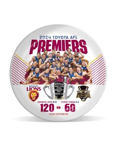 Brisbane Lions AFL Premiers 2024 Premiership Image Plate