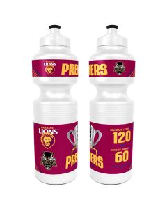Brisbane Lions AFL Premiers 2024 Plastic Drink Bottle