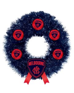 Melbourne Demons AFL Christmas Xmas Wreath