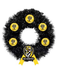 Richmond Tigers AFL Christmas Xmas Wreath