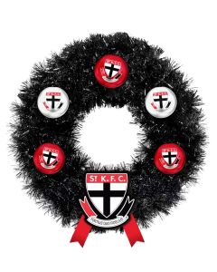 St Kilda Saints AFL Christmas Xmas Wreath