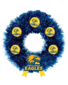 West Coast Eagles AFL Christmas Xmas Wreath