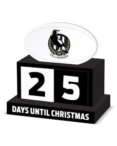 Collingwood Magpies AFL Christmas Countdown Blocks