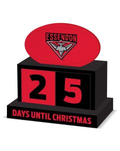 Essendon Bombers AFL Christmas Countdown Blocks
