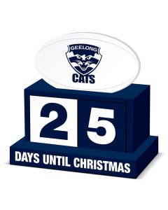 Geelong Cats AFL Christmas Countdown Blocks