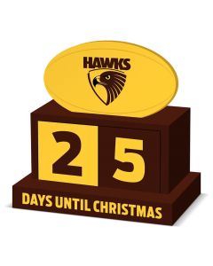 Hawthorn Hawks AFL Christmas Countdown Blocks