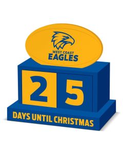 West Coast Eagles AFL Christmas Countdown Blocks