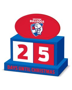 Western Bulldogs AFL Christmas Countdown Blocks