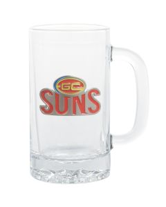 Gold Coast Suns AFL Metal Badge Stein