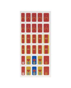 Gold Coast Suns AFL Team Fingernail Stickers