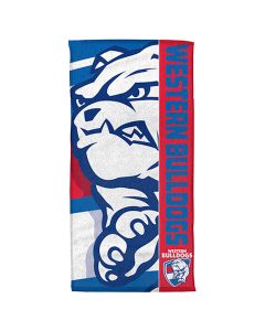 Western Bulldogs AFL Team Bath Beach Towel 
