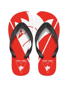 Sydney Swans AFL Team Flip Flops Size 7/8