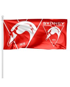 Sydney Swans AFL Pole Flag