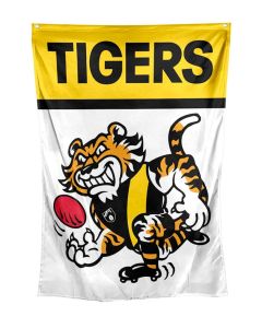 Richmond Tigers AFL Retro Mascot Cape or Wall Flag