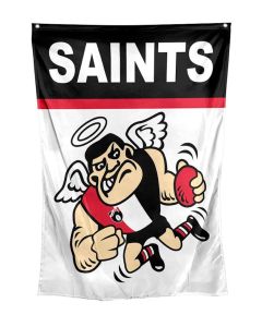 St Kilda Saints AFL Retro Mascot Cape or Wall Flag