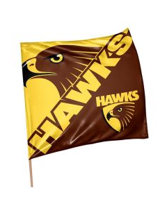 Hawthorn Hawks AFL Square Game Day Flag