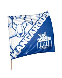 North Melbourne Kangaroos AFL Square Game Day Flag